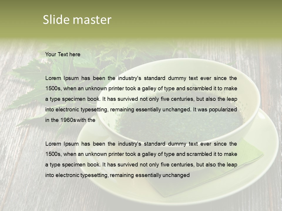 Spice Close To Spring PowerPoint Template