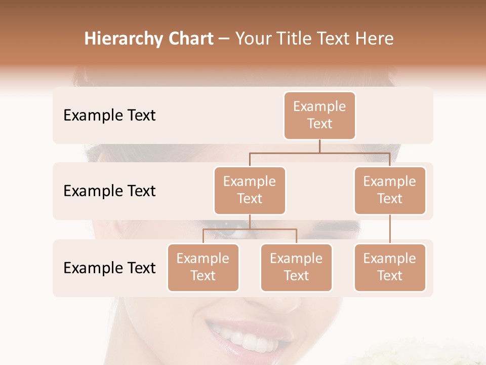 A Beautiful Woman With A Flower In Her Hand PowerPoint Template