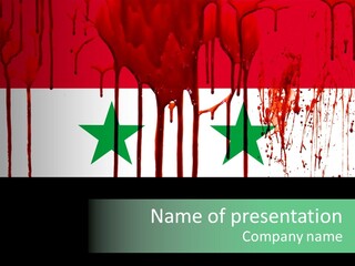 Islamic Warfare Victim PowerPoint Template