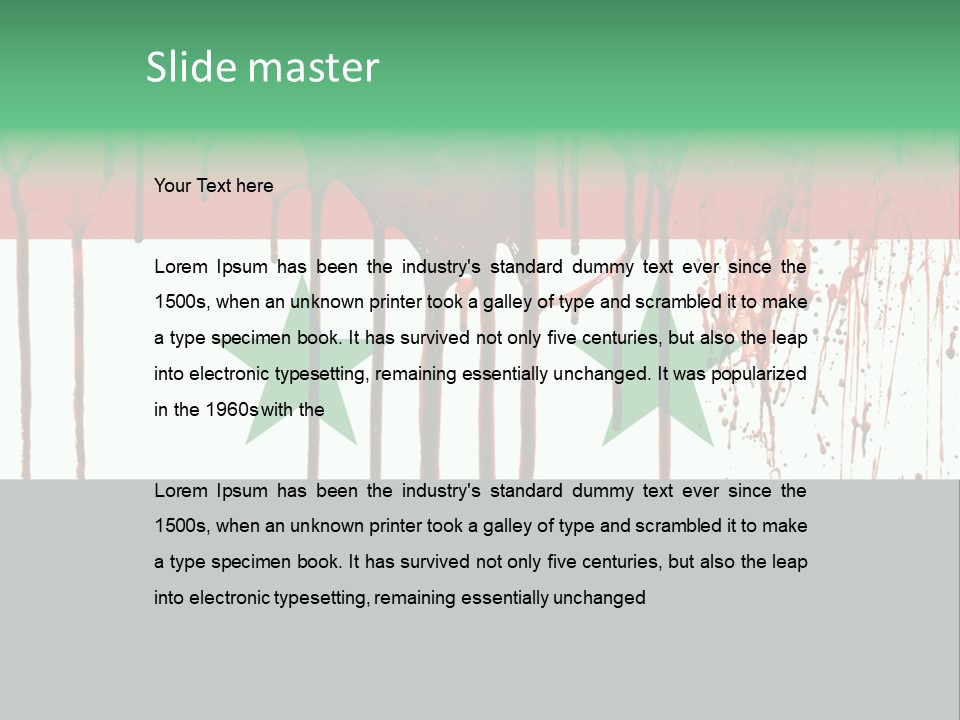 Islamic Warfare Victim PowerPoint Template