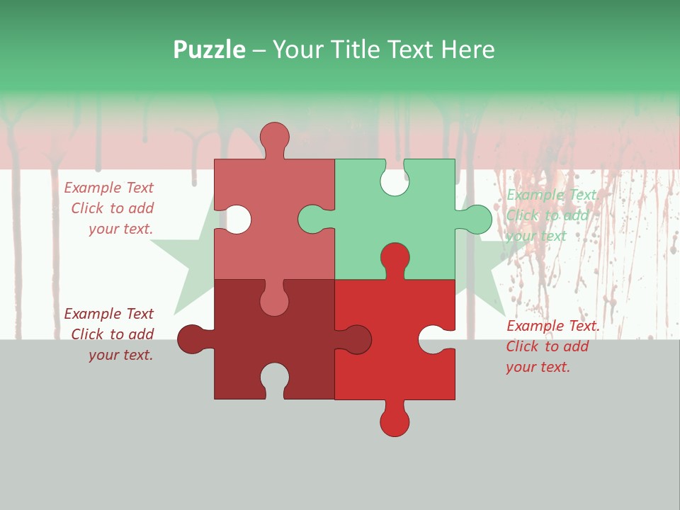 Islamic Warfare Victim PowerPoint Template