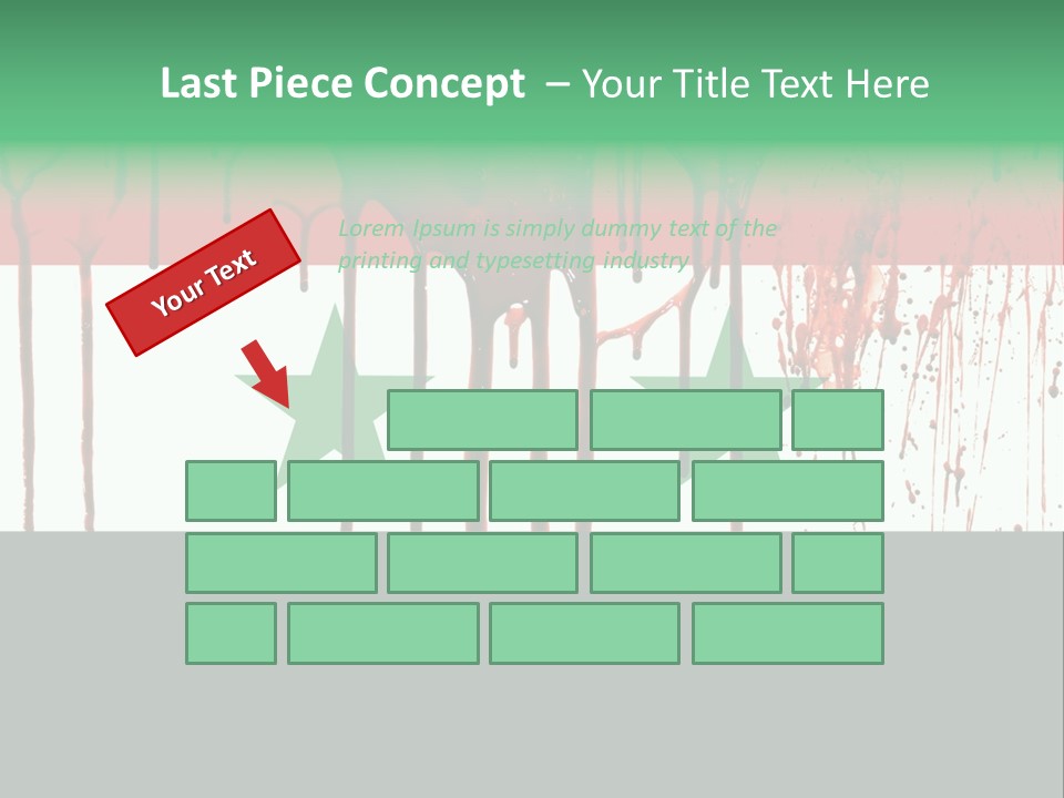 Islamic Warfare Victim PowerPoint Template