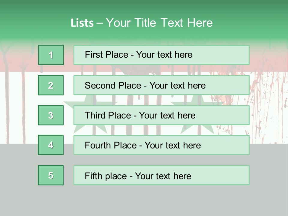 Islamic Warfare Victim PowerPoint Template