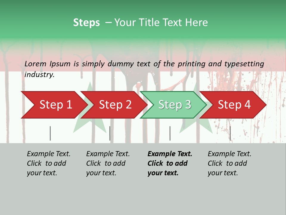 Islamic Warfare Victim PowerPoint Template