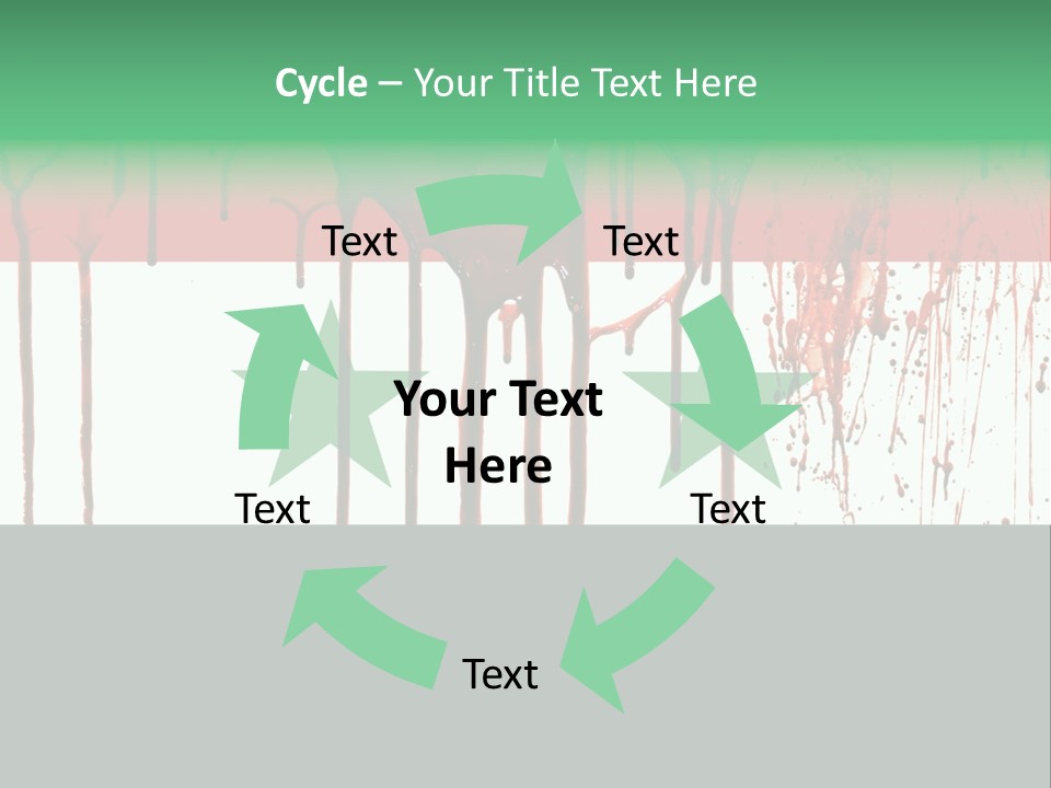 Islamic Warfare Victim PowerPoint Template