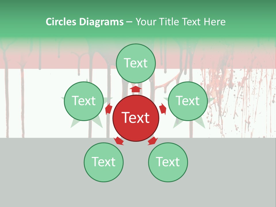 Islamic Warfare Victim PowerPoint Template