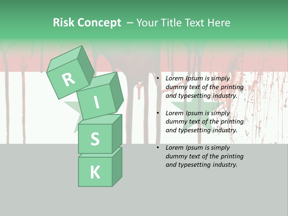Islamic Warfare Victim PowerPoint Template