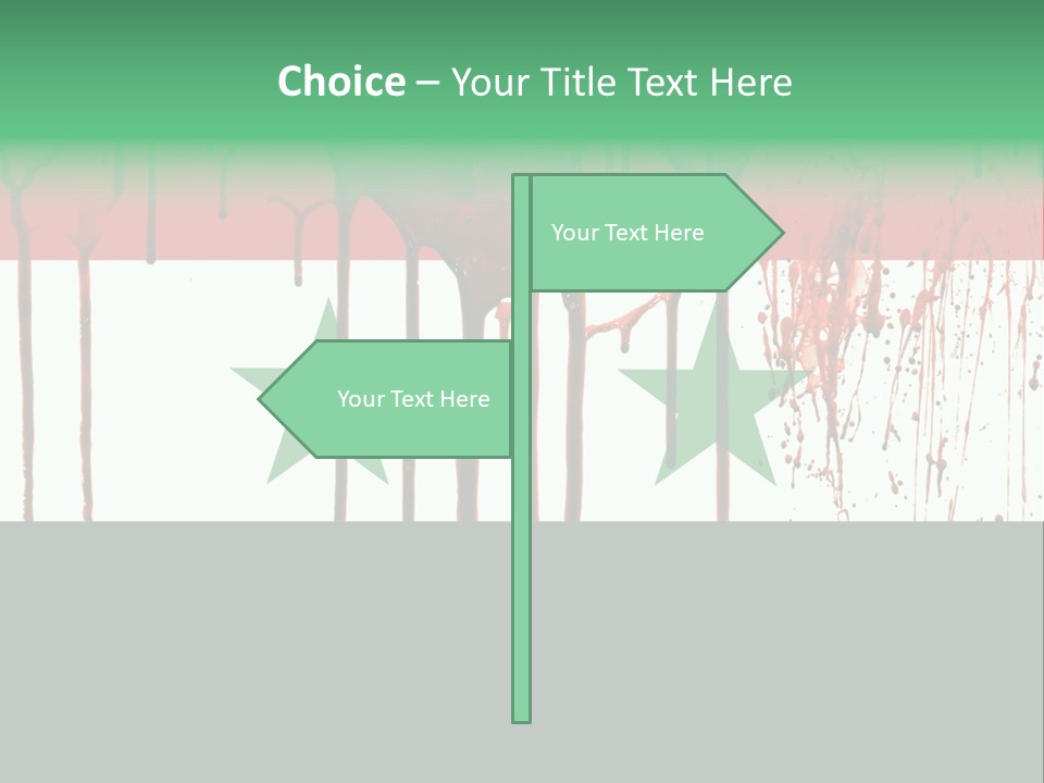 Islamic Warfare Victim PowerPoint Template