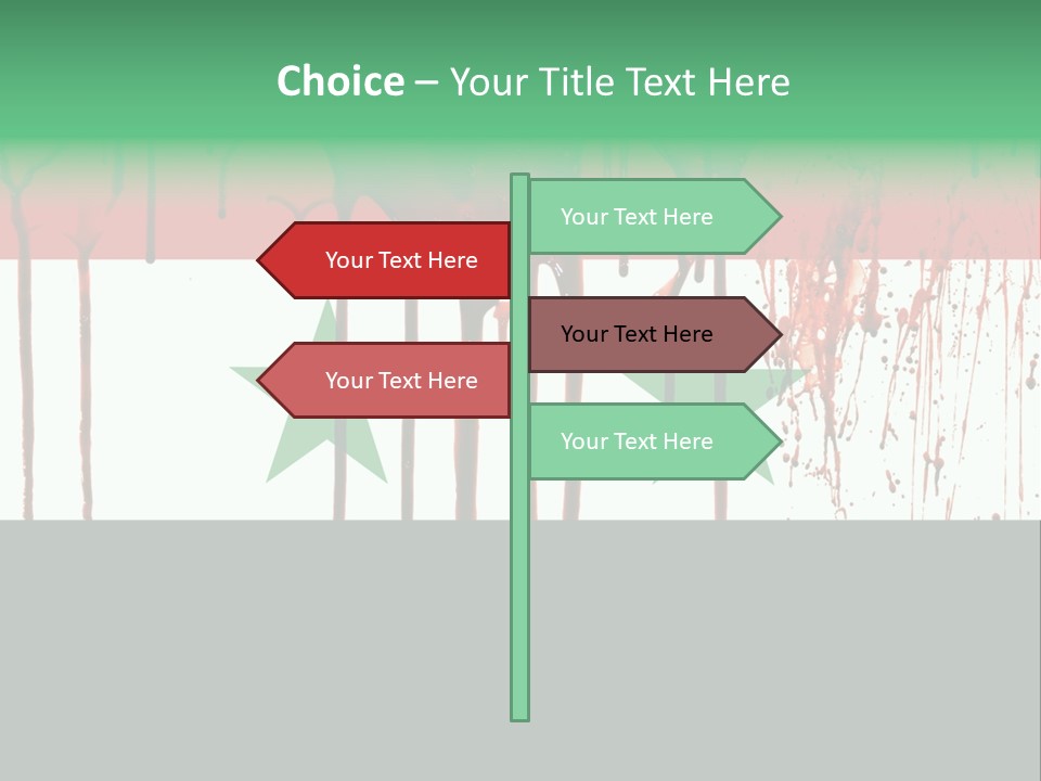 Islamic Warfare Victim PowerPoint Template