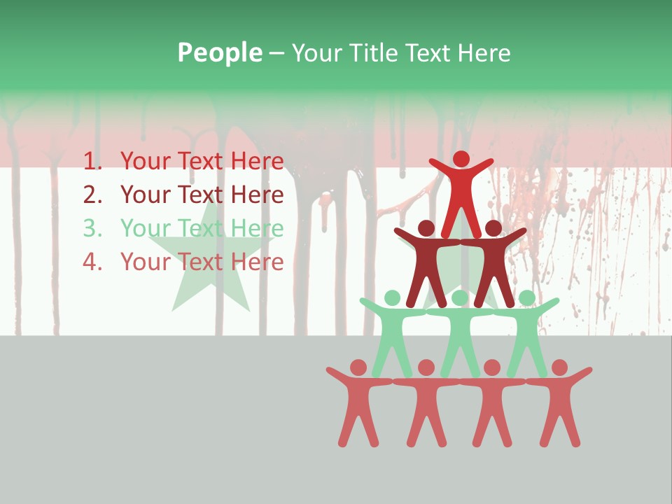 Islamic Warfare Victim PowerPoint Template