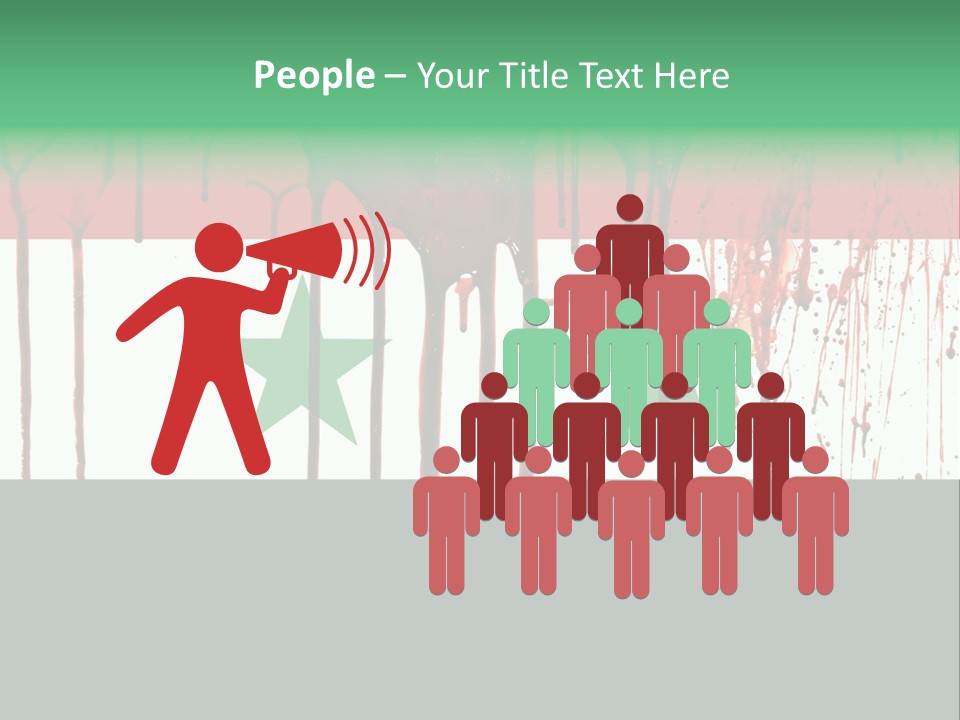 Islamic Warfare Victim PowerPoint Template