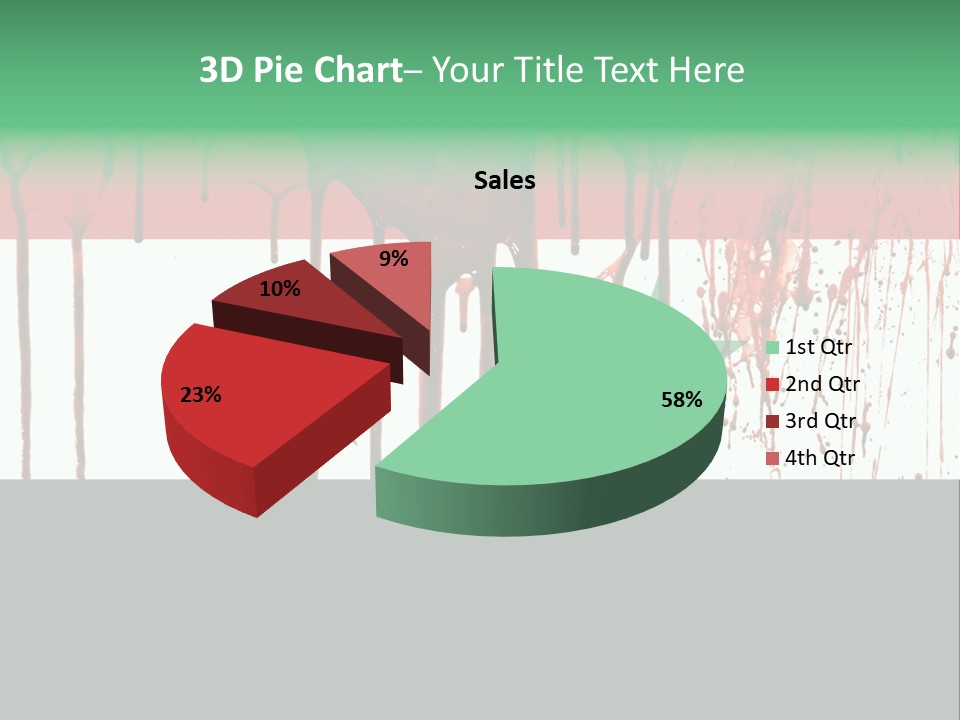 Islamic Warfare Victim PowerPoint Template