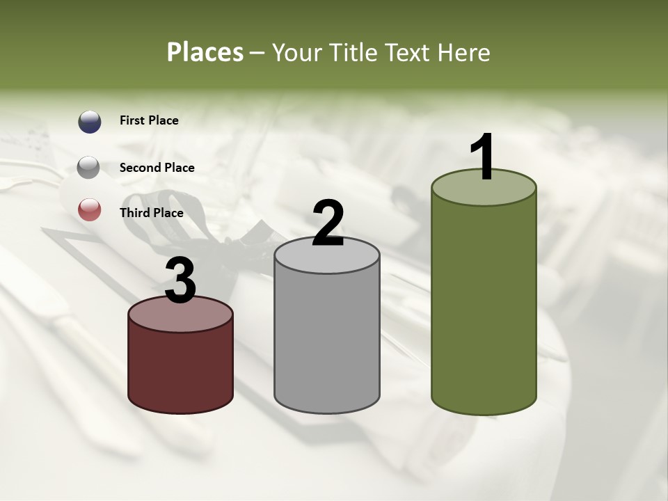 Dinner Reception Table PowerPoint Template