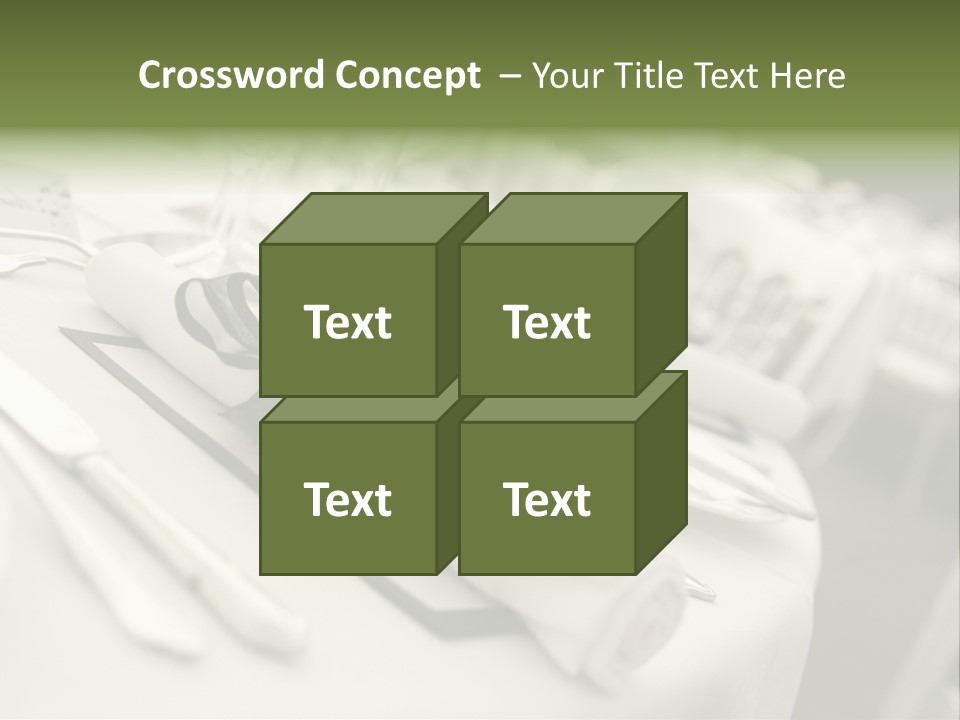 Dinner Reception Table PowerPoint Template