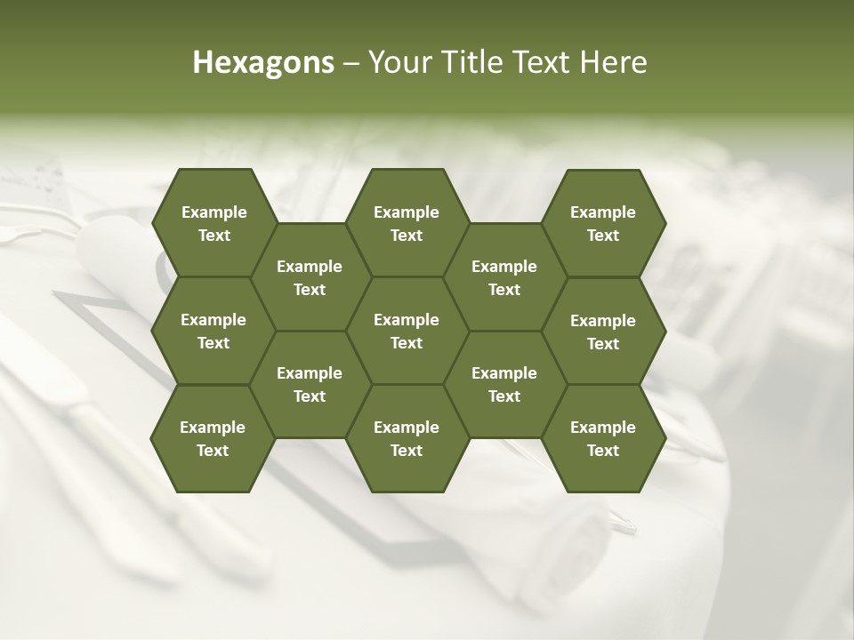 Dinner Reception Table PowerPoint Template