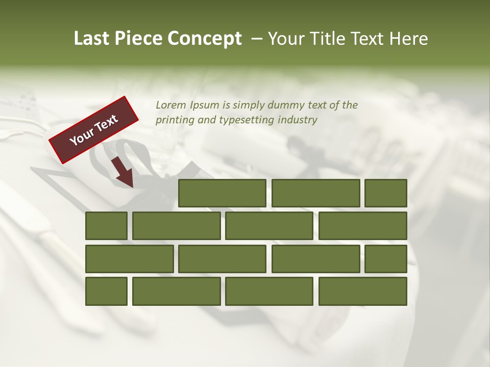 Dinner Reception Table PowerPoint Template