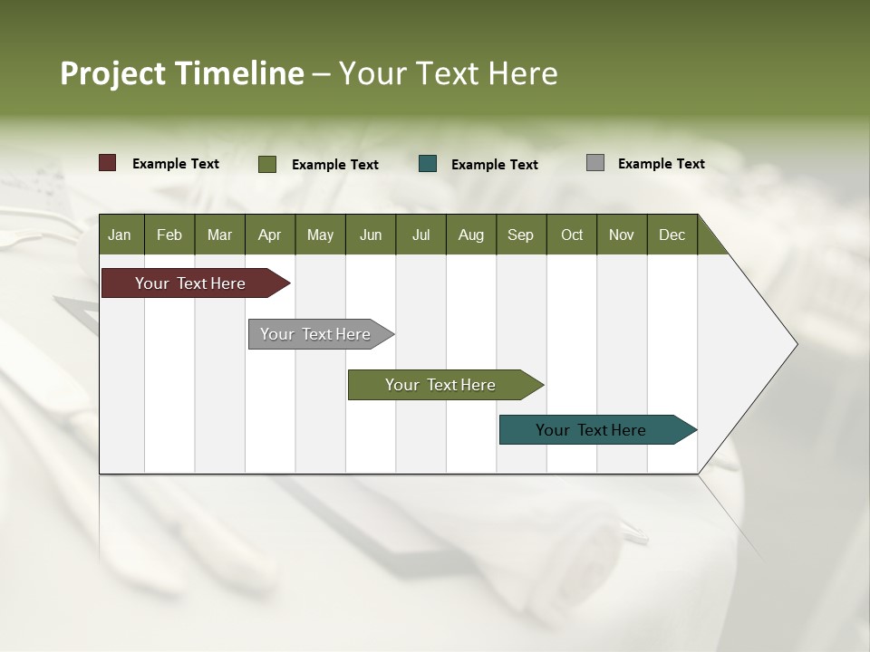 Dinner Reception Table PowerPoint Template