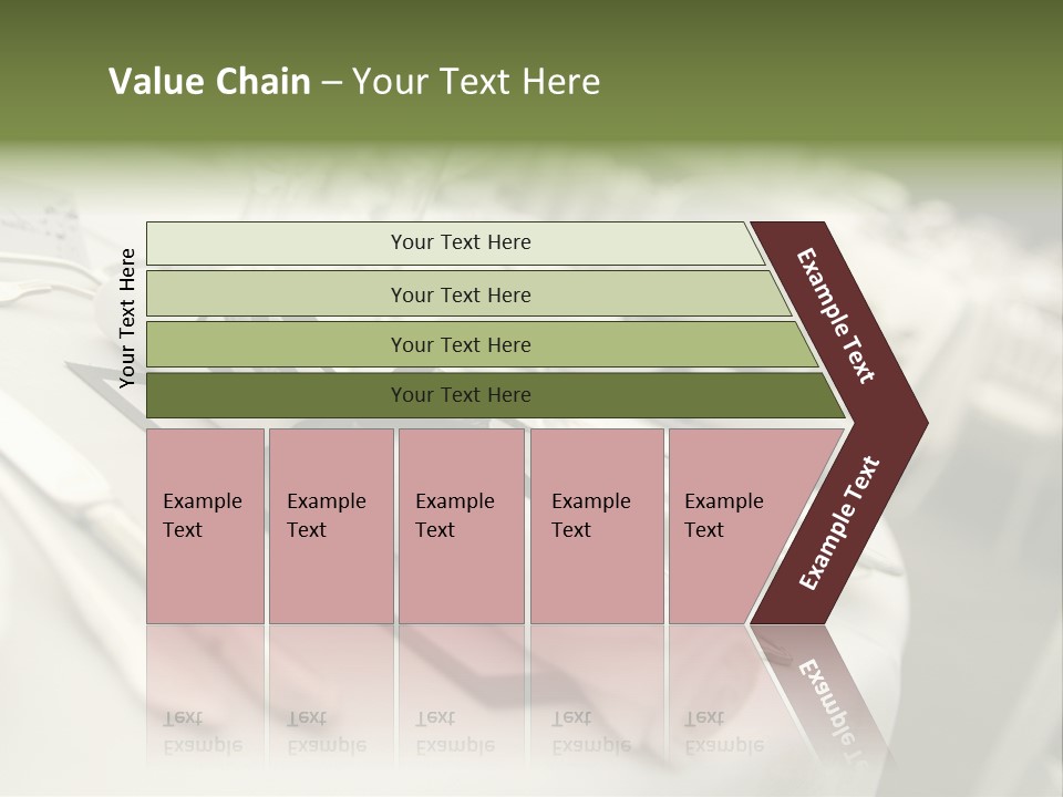 Dinner Reception Table PowerPoint Template
