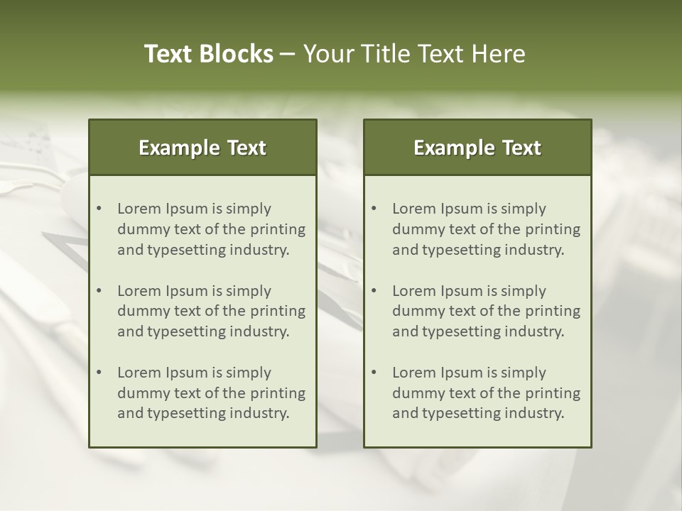 Dinner Reception Table PowerPoint Template
