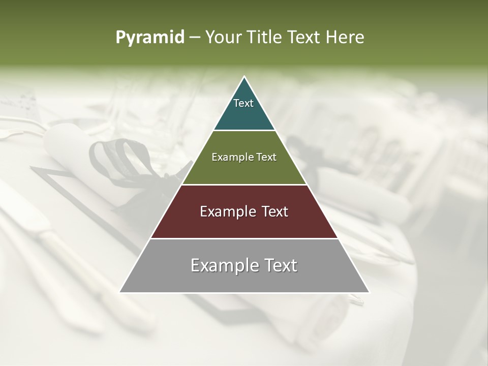 Dinner Reception Table PowerPoint Template