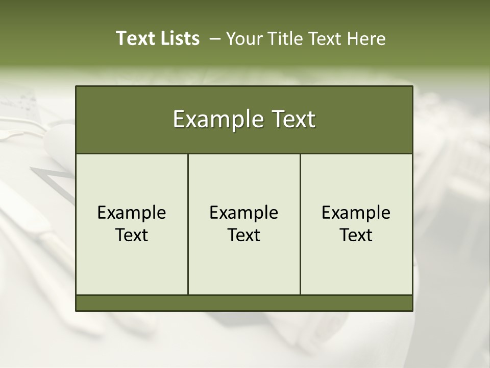 Dinner Reception Table PowerPoint Template