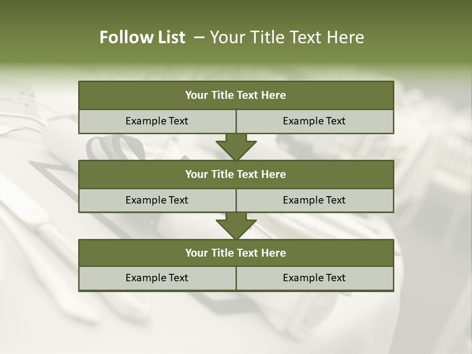 Dinner Reception Table PowerPoint Template