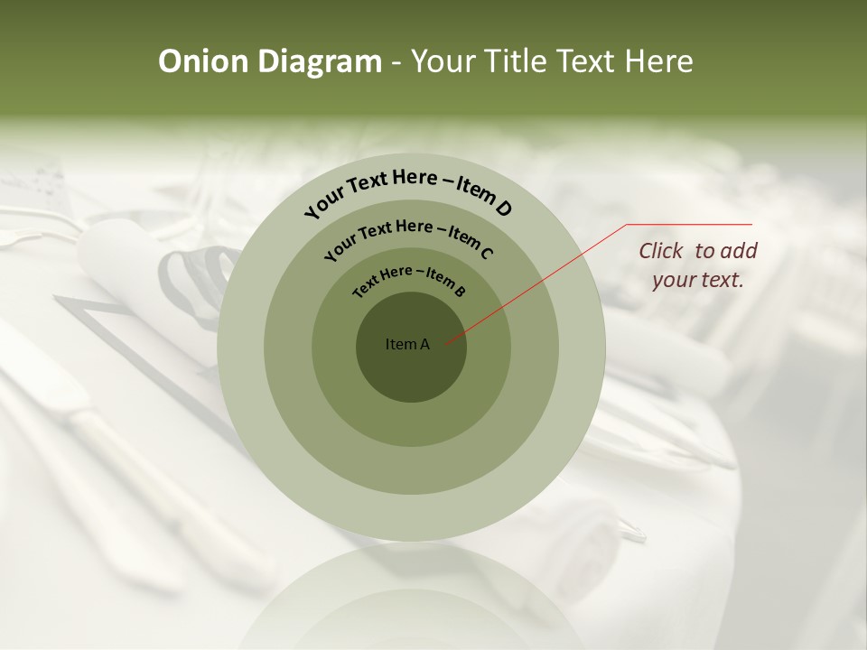 Dinner Reception Table PowerPoint Template