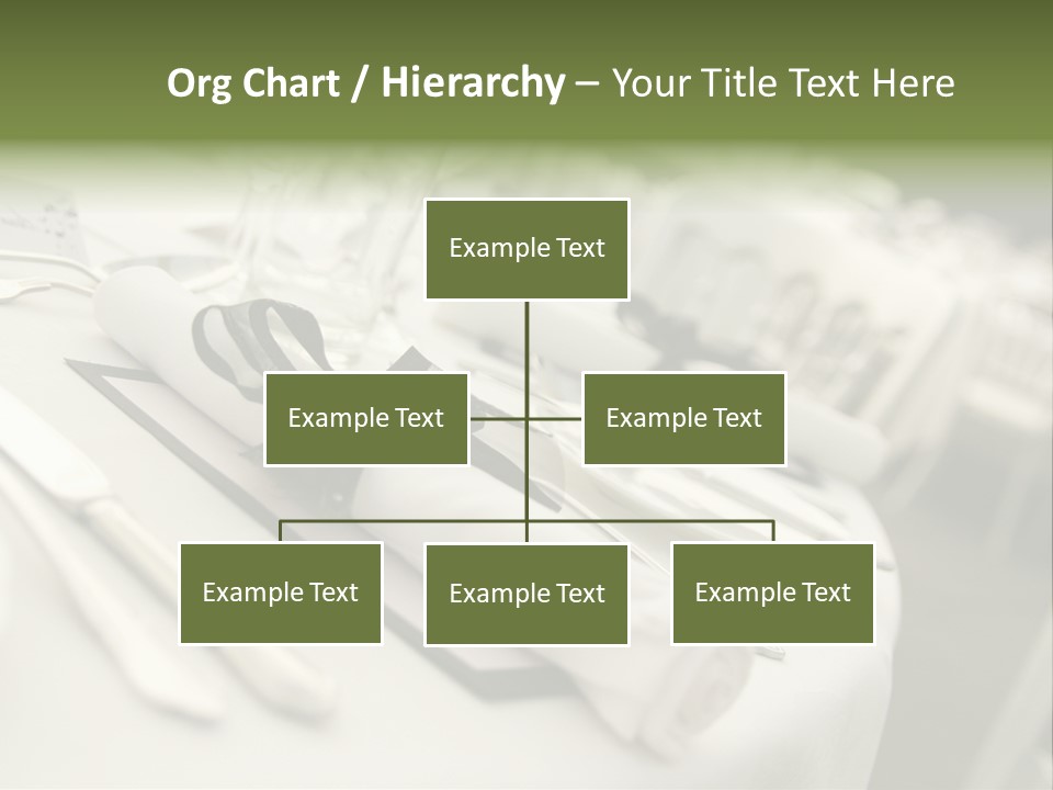 Dinner Reception Table PowerPoint Template