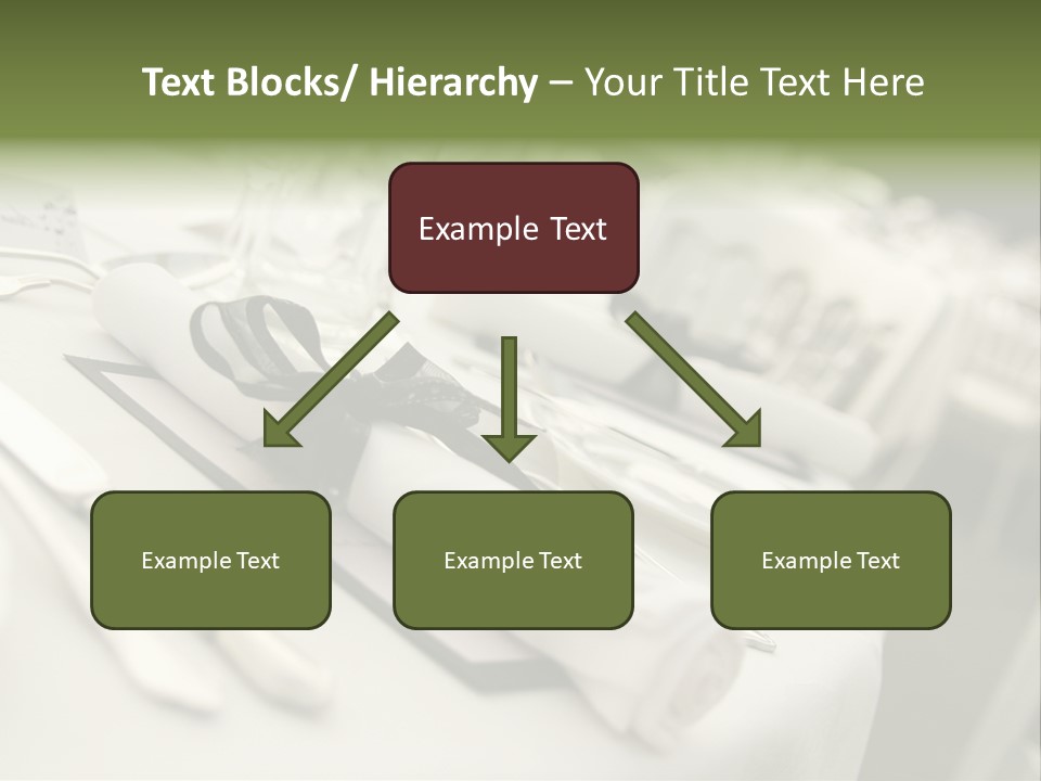 Dinner Reception Table PowerPoint Template