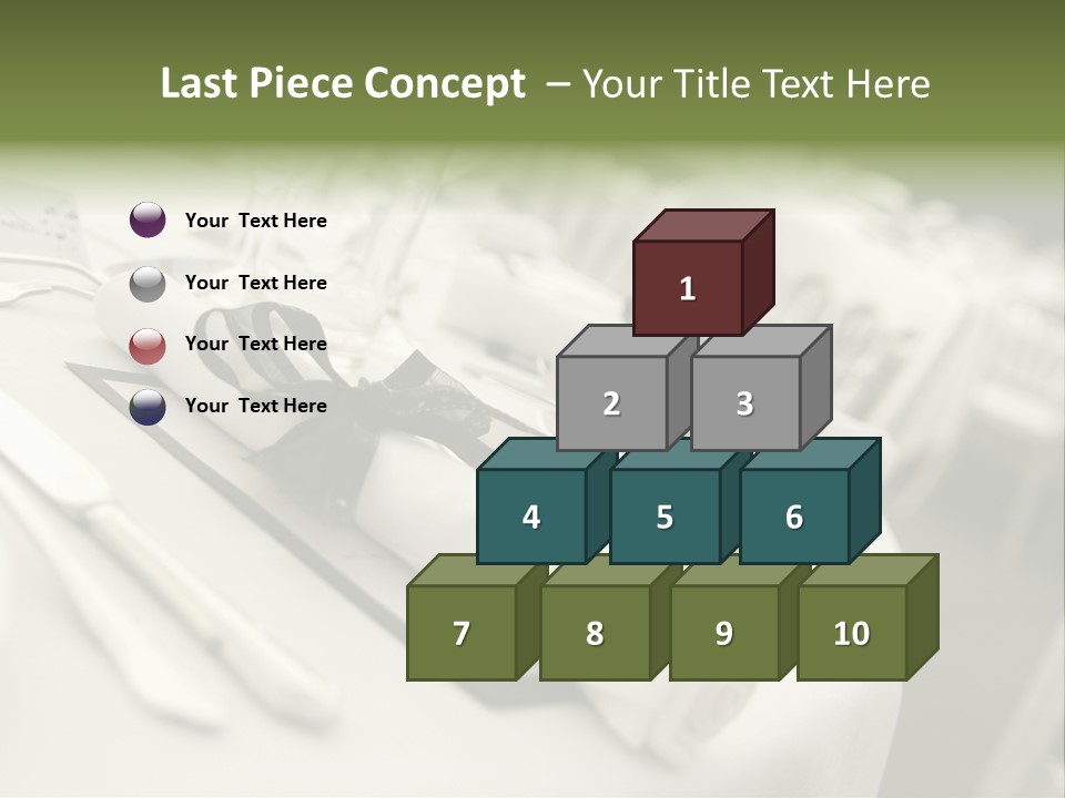 Dinner Reception Table PowerPoint Template