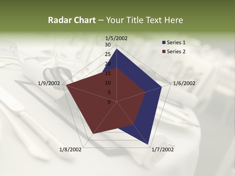 Dinner Reception Table PowerPoint Template