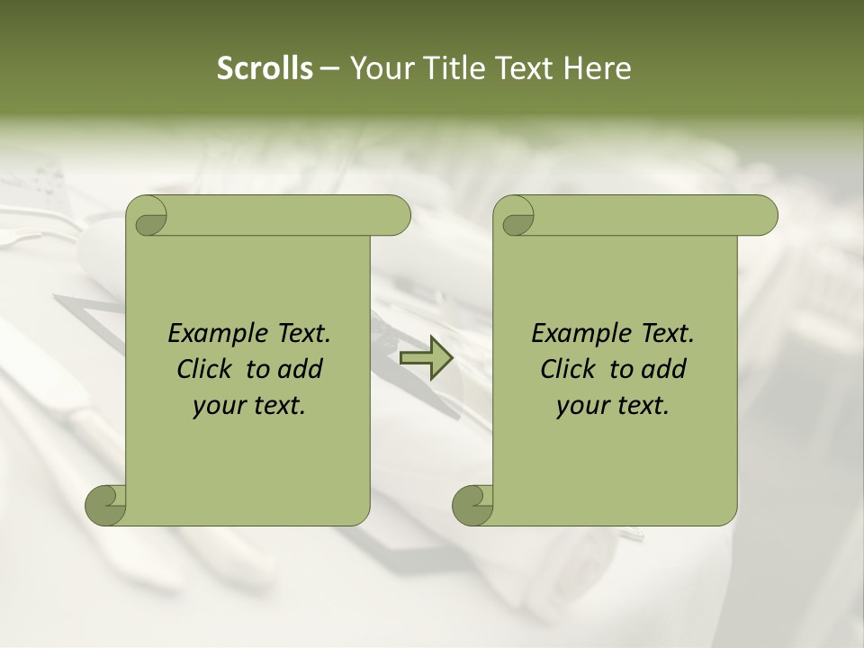 Dinner Reception Table PowerPoint Template