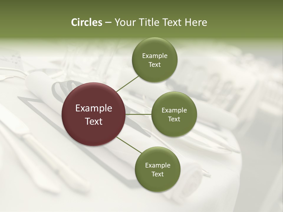 Dinner Reception Table PowerPoint Template