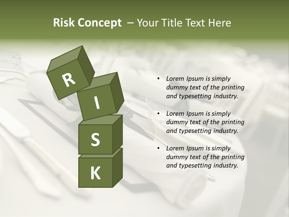 Dinner Reception Table PowerPoint Template