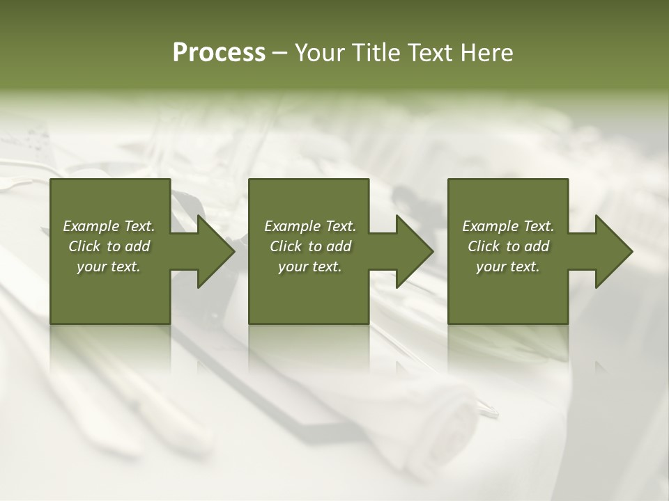 Dinner Reception Table PowerPoint Template