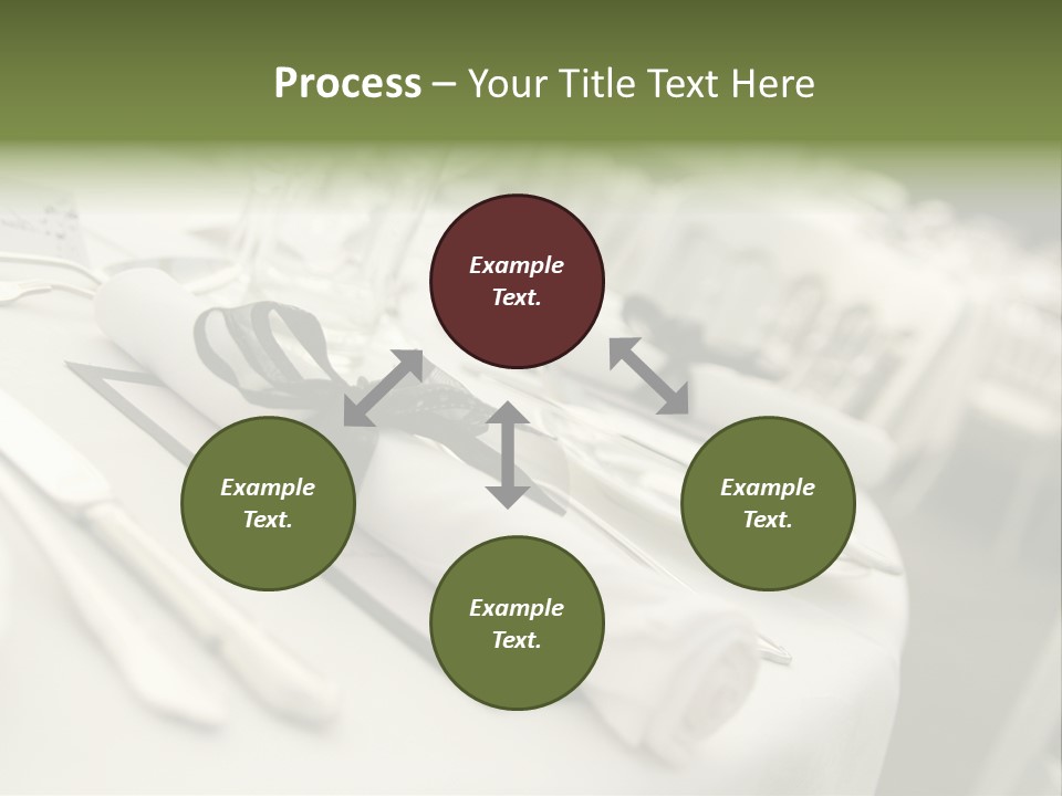 Dinner Reception Table PowerPoint Template