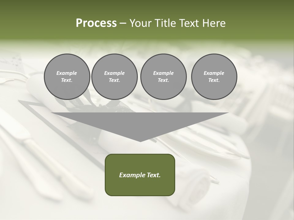 Dinner Reception Table PowerPoint Template