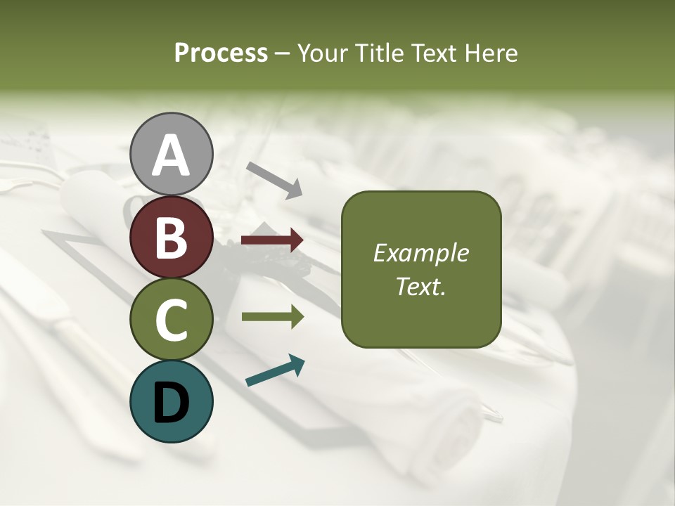 Dinner Reception Table PowerPoint Template