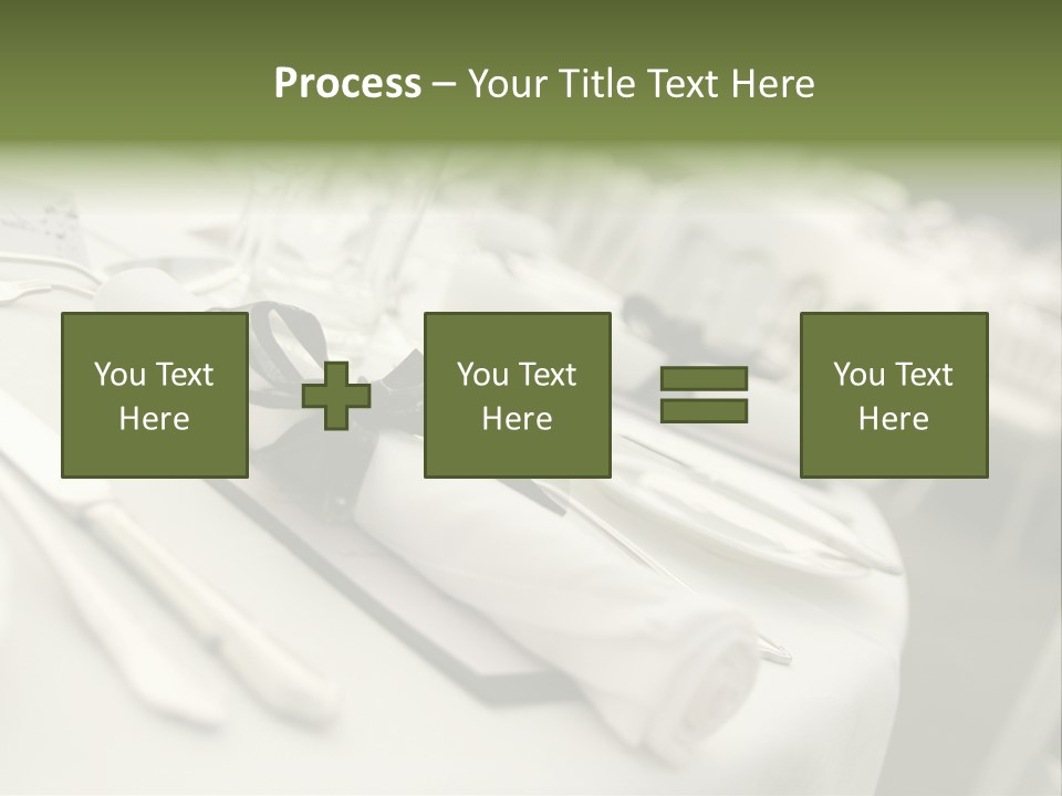Dinner Reception Table PowerPoint Template