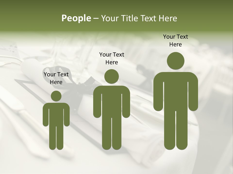 Dinner Reception Table PowerPoint Template