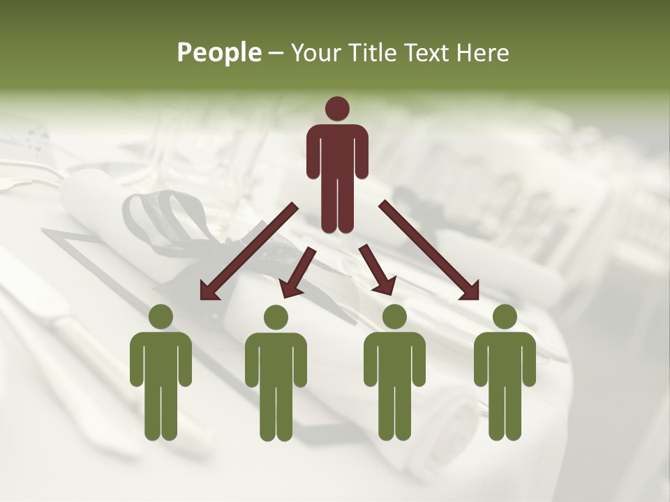 Dinner Reception Table PowerPoint Template