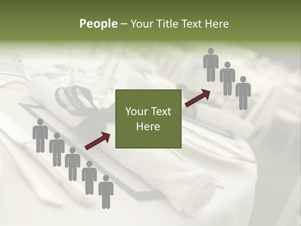 Dinner Reception Table PowerPoint Template