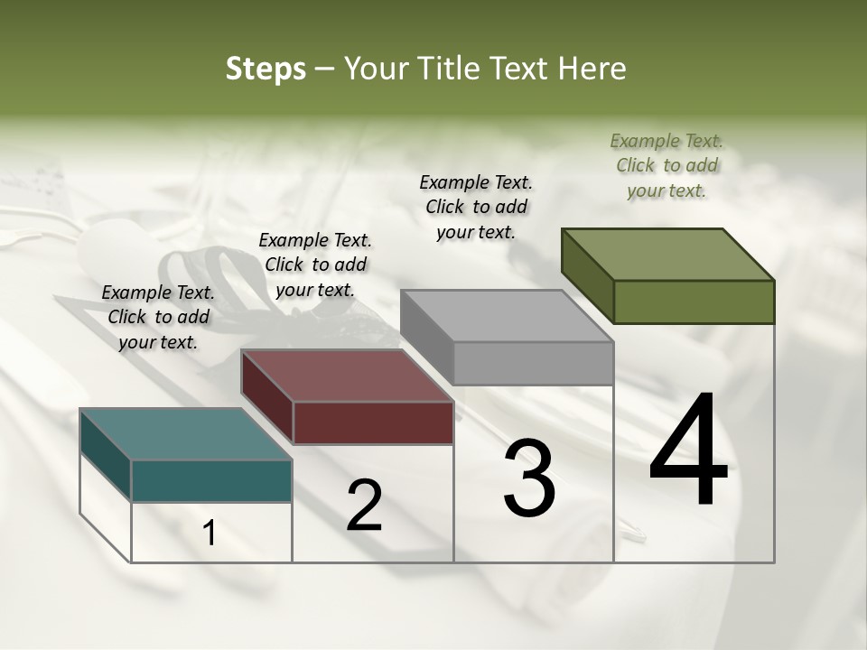 Dinner Reception Table PowerPoint Template