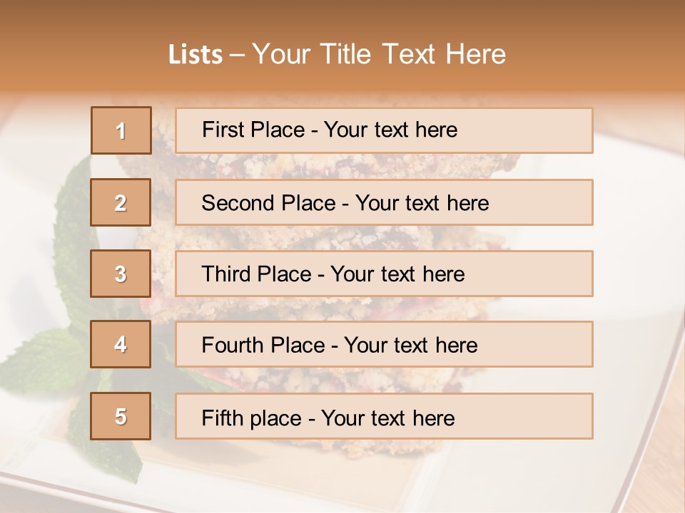 Dough Summer Eating PowerPoint Template