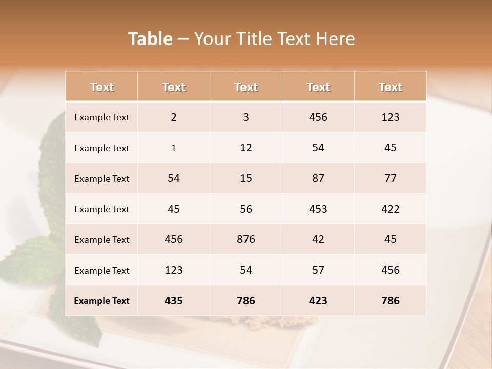 Dough Summer Eating PowerPoint Template