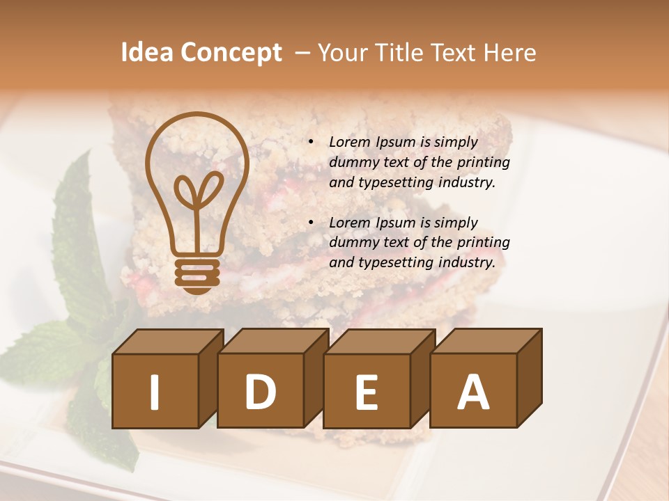 Dough Summer Eating PowerPoint Template