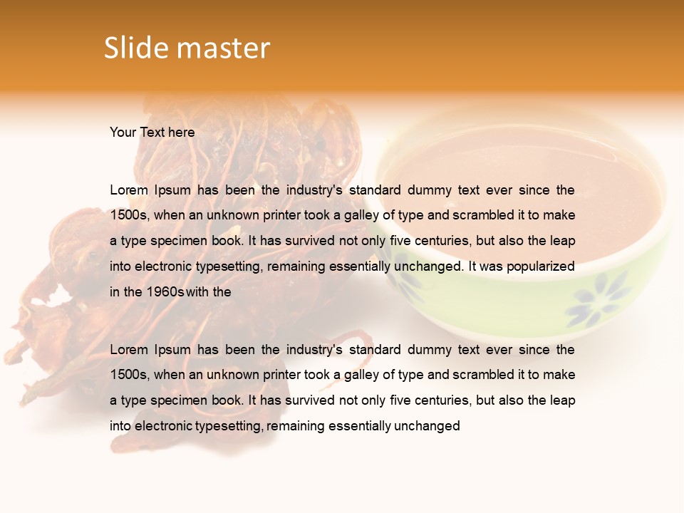 Organic Fruit Raw PowerPoint Template