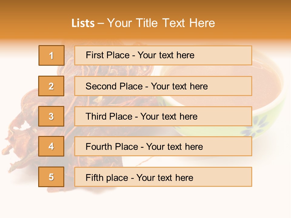 Organic Fruit Raw PowerPoint Template