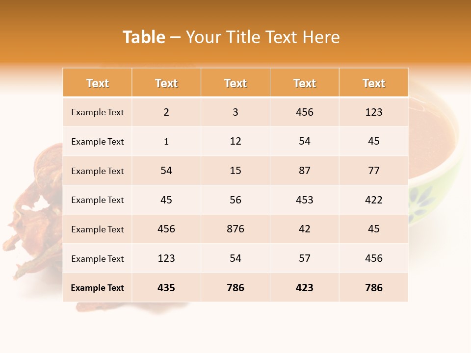 Organic Fruit Raw PowerPoint Template