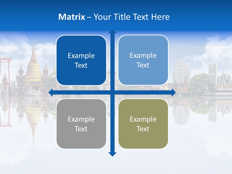 Bangkok Suitcase Authentic PowerPoint Template